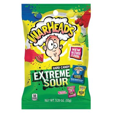 Warheads Extreme Sour Hard Candy 92G